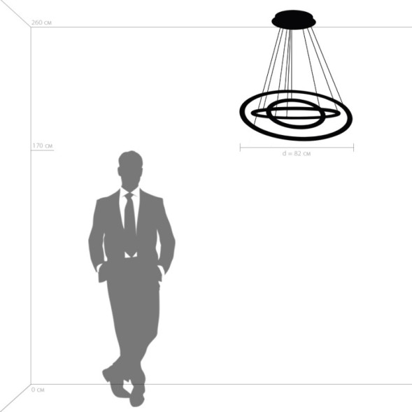 Подвесной светильник Lightstar Saturno 748142