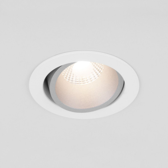 Встраиваемый точечный светильник Elektrostandard 15267/LED 7W 4200K WH/SL белый/серебро