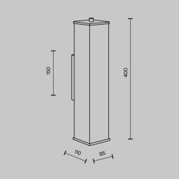 Бра MODELUX MS.108.400 BS
