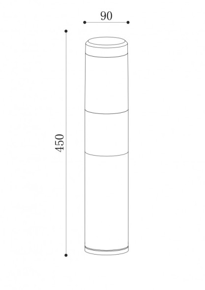 Садово-парковый светильник Maytoni Koln O590FL-L8B4K