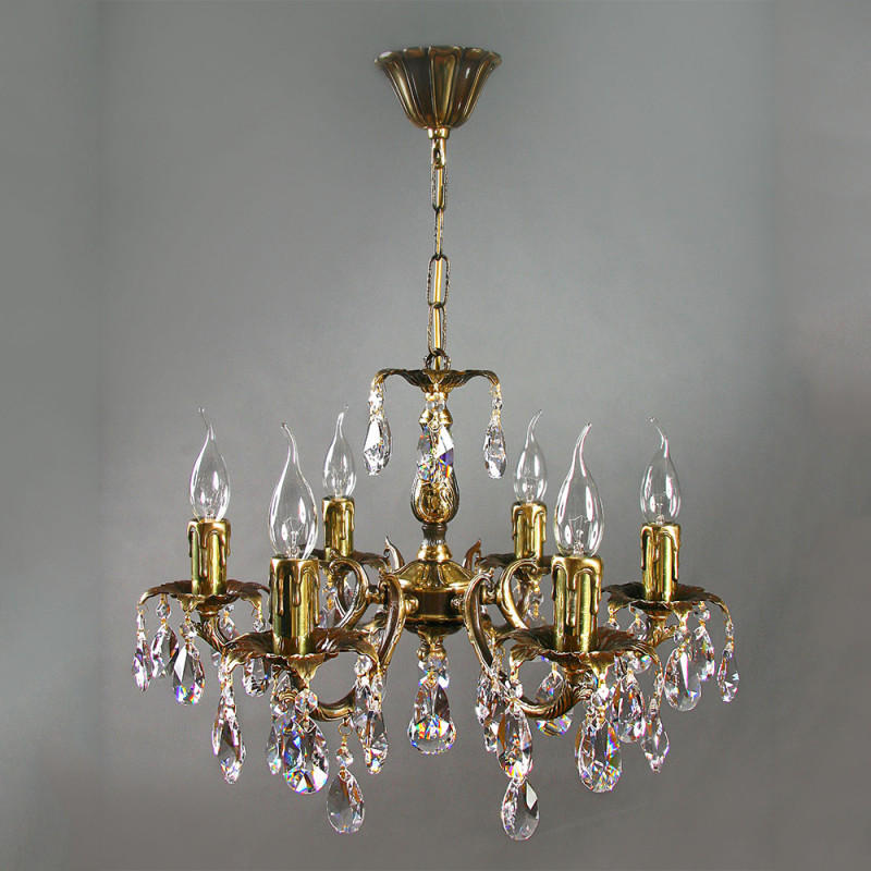 Подвесная люстра AMBIENTE by BRIZZI Benisa 2226/6 PB Tear Drop