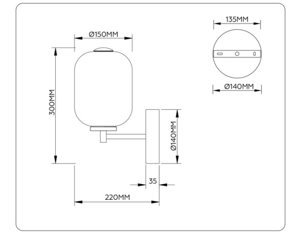 Бра LH11039 Ambrella Light HIGH LIGHT