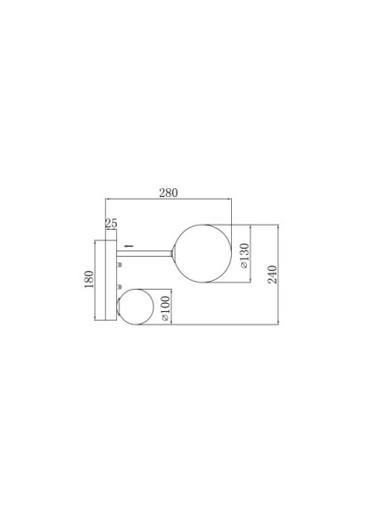 Бра Freya Sphirity FR5376WL-02B