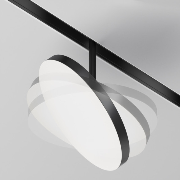 Магнитный трековый светильник Maytoni Technical PLATO TR131-2-15W4K-B