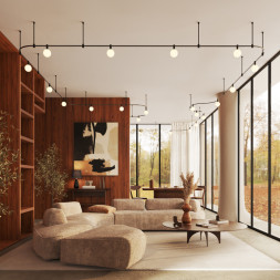 Магнитный трековый светильник Maytoni Technical luna TR208-1-5W3K-B