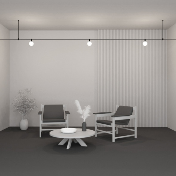 Магнитный трековый светильник Maytoni Technical luna TR208-1-5W3K-B