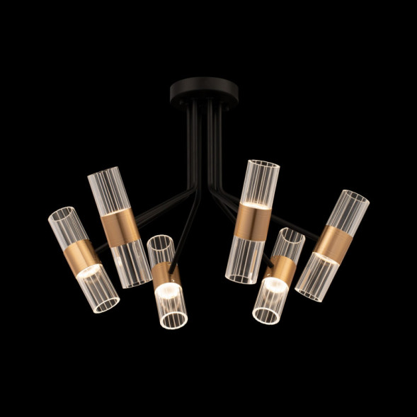 Люстра на штанге Freya MIA FR6038CL-L60B