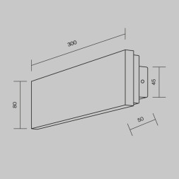 Бра MOD461WL-L8BGK Maytoni Modern
