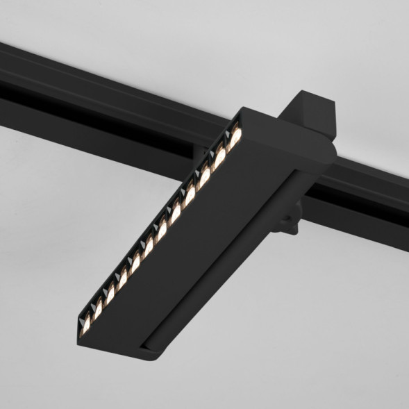 Трековый светильник Elektrostandard Garda Черный 20W 4200K (85025/01) трехфазный