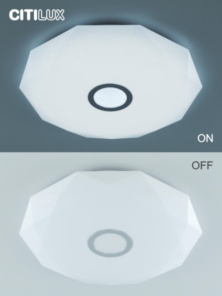 Потолочный светильник Citilux Диамант Смарт CL713A60G