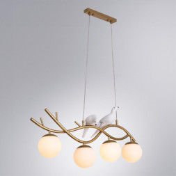 Подвесная люстра ARTE Lamp ELTANIN A3422SP-4GO