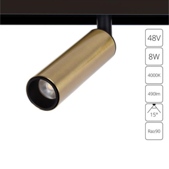 Магнитный трековый светильник ARTE Lamp Linea A4660PL-1AB