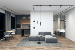 Магнитный трековый светильник Denkirs AIR LINEAR DK5300-BK