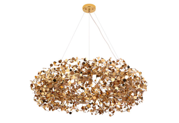 Подвесная люстра Crystal Lux GARDEN GARDEN SP9 D800 GOLD