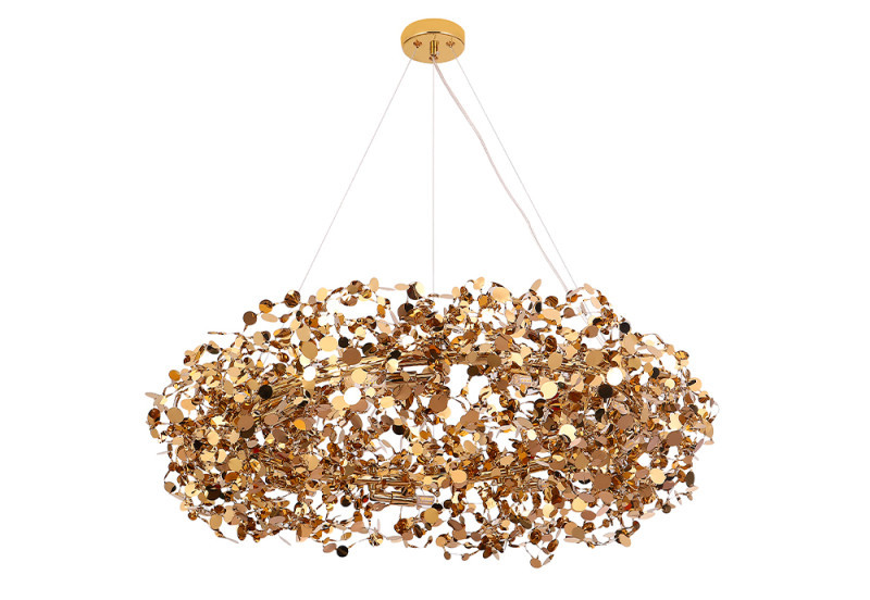 Подвесная люстра Crystal Lux GARDEN GARDEN SP9 D800 GOLD