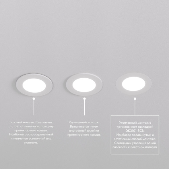 База встраиваемая Denkirs DK3101-SCB SCB
