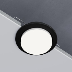 Встраиваемый светильник Elektrostandard 1035 GX53 WH черный Circu