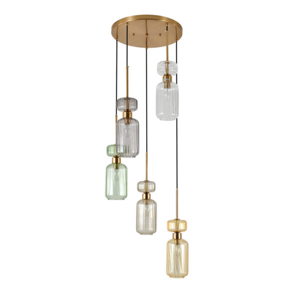 Подвесной светильник Escada GLOSS 1141/5S CL/BG/GN/SM/AM