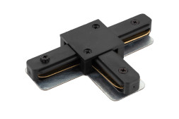 Коннектор для шинопровода Denkirs DK Track Black TR1103-BK