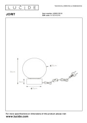 Настольная лампа LUCIDE JORIT 45563/25/61