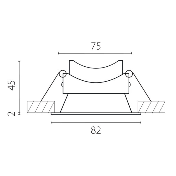 Корпус светильника Lightstar 012906 Piano