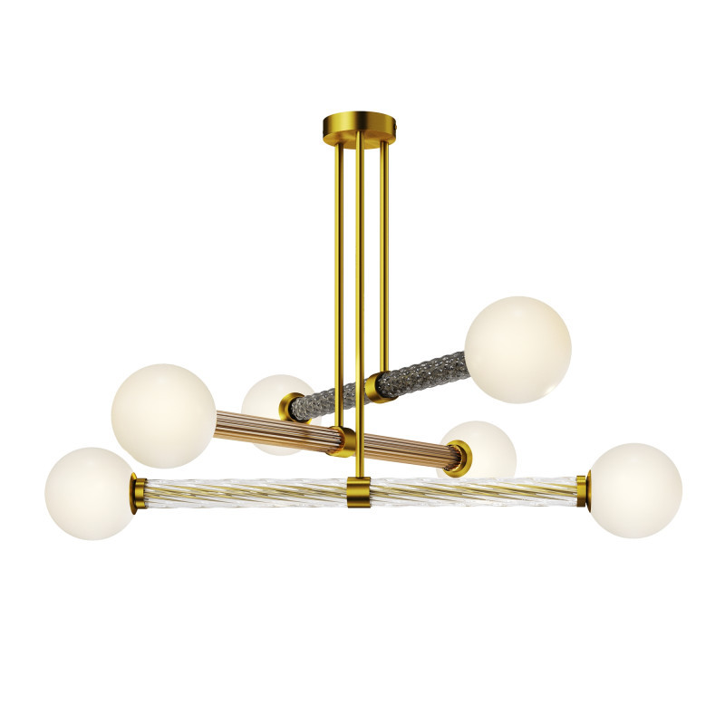 Люстра на штанге Maytoni MOD287PL-06BS TEATRO