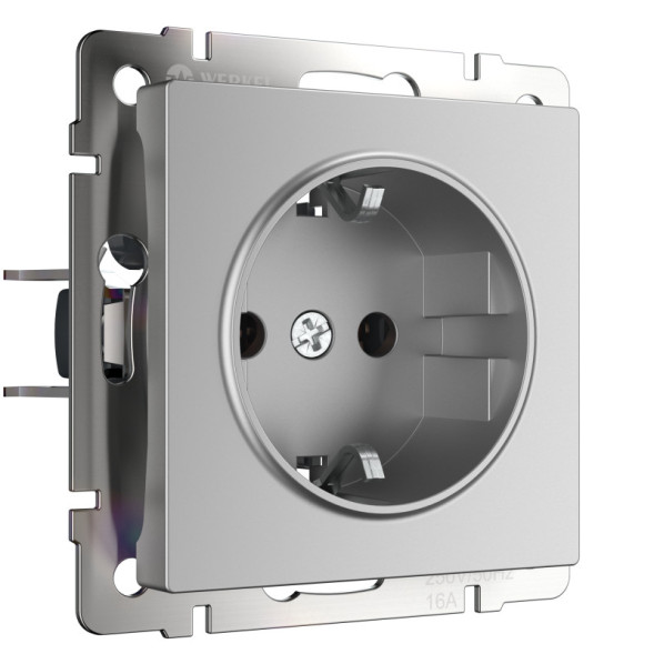 Розетка Werkel W1106 W1171106 серебряный