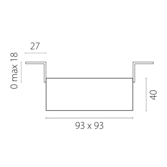 Точечный встраиваемый светильник Lightstar Domino G214506WMOD