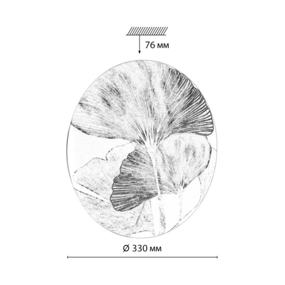 Потолочный светильник Sonex FLOREN 7747/CL