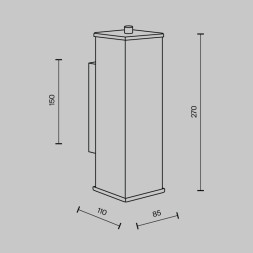 Бра MODELUX MS.108.270 BS