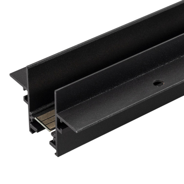 Магнитный встраиваемый шинопровод Arlight MAG-TRACK-2538-FDW black 033459