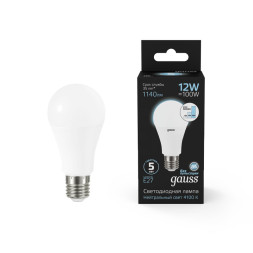 Светодиодная лампа Gauss 102502212-S 12W 220V 1140lm E27 белый (дневной)