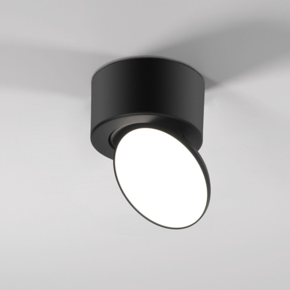 Накладной точечный светильник Elektrostandard 25053/LED 10W 4000K черный