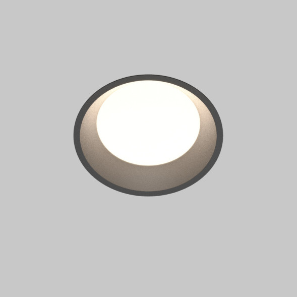 Точечный влагозащищенный светильник Maytoni Technical Okno DL055-12W3-4-6K-B