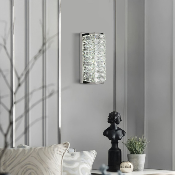 Бра Eurosvet Blitz 40259 LED хром/прозрачный