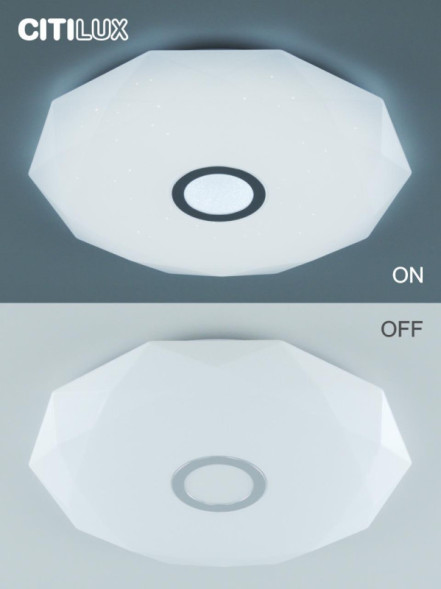 Потолочный светильник Citilux Диамант Смарт CL713A80G