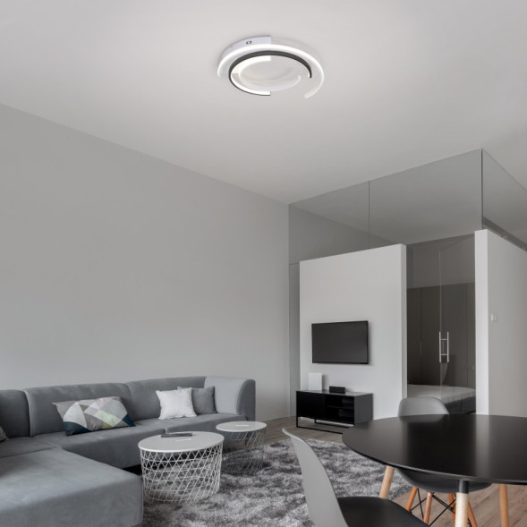 Потолочный светильник Eurosvet Gross 90248/3 белый/ черный