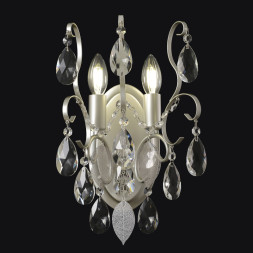 Бра Crystal Lux ESMIRALDA AP2 SILVER ESMIRALDA