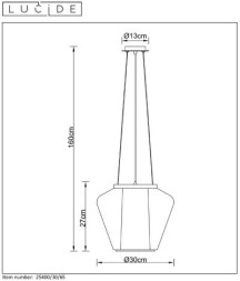 Подвесной светильник LUCIDE STIAN 25400/30/65