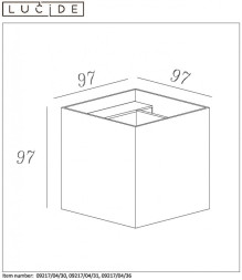 Бра LUCIDE XIO 09217/04/30