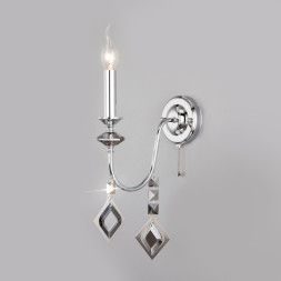 Бра Eurosvet Telao 10120/1 хром/дымчатый хрусталь Strotskis (10110/1)