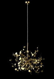 Подвесная люстра Crystal Lux GARDEN GARDEN SP3 D400 GOLD