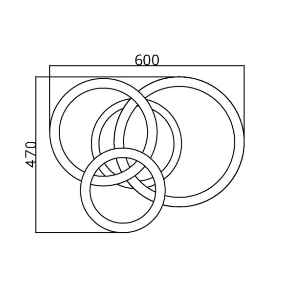 Потолочная люстра Escada Random 10231/3LED