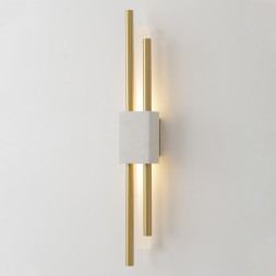 Бра Crystal Lux CARTA CARTA AP6W LED WHITE/BRASS