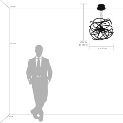 Подвесная люстра Lightstar Ciclone 748152