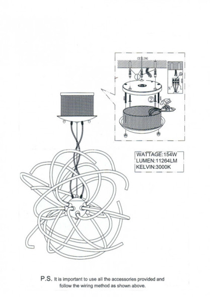 Подвесная люстра Lightstar Ciclone 748152