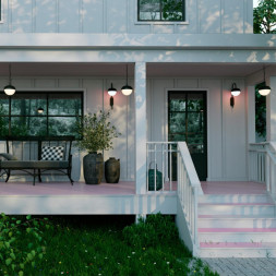 Уличный настенный светильник Novotech ACORN 370955