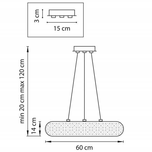 Подвесная люстра Lightstar ONDA 741104
