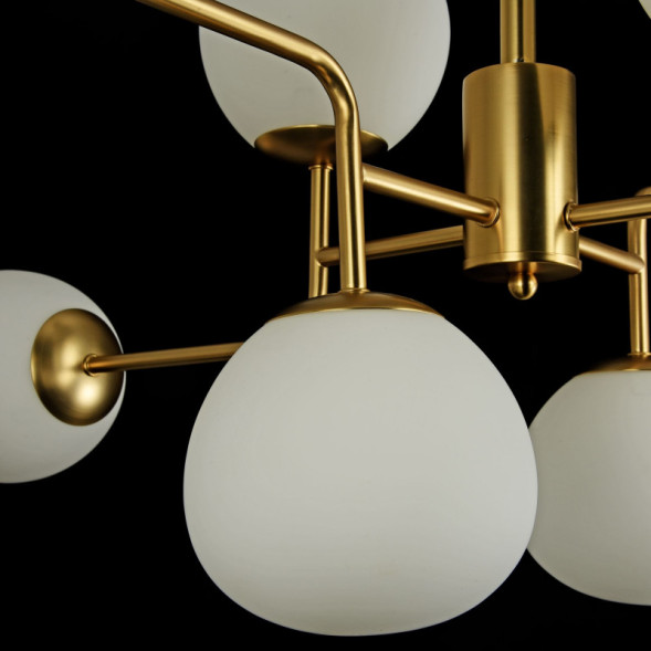 Люстра на штанге Maytoni Erich MOD221-PL-08-G