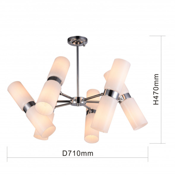 Люстра на штанге F-Promo Rollo 2618-12P